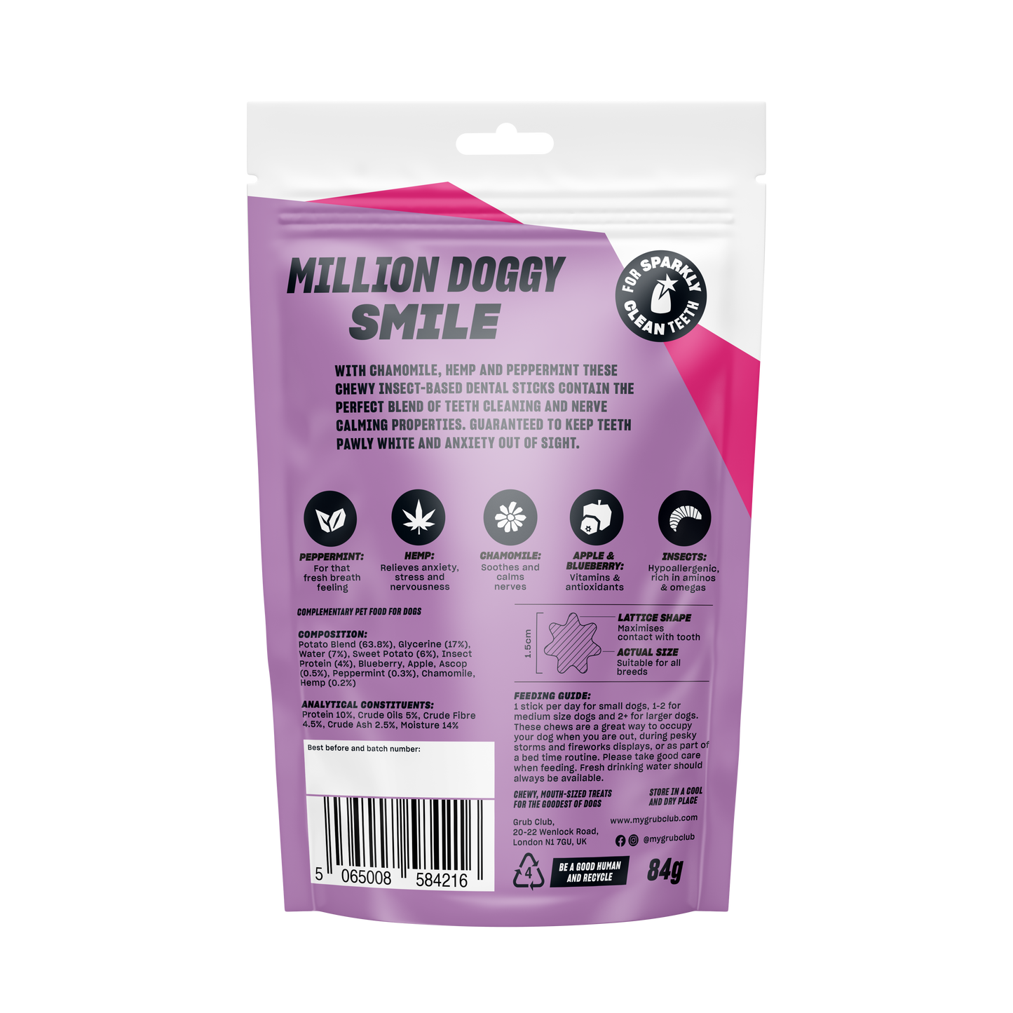 CLEAN TEETH & CHILL (SMALL) (Case of 12)