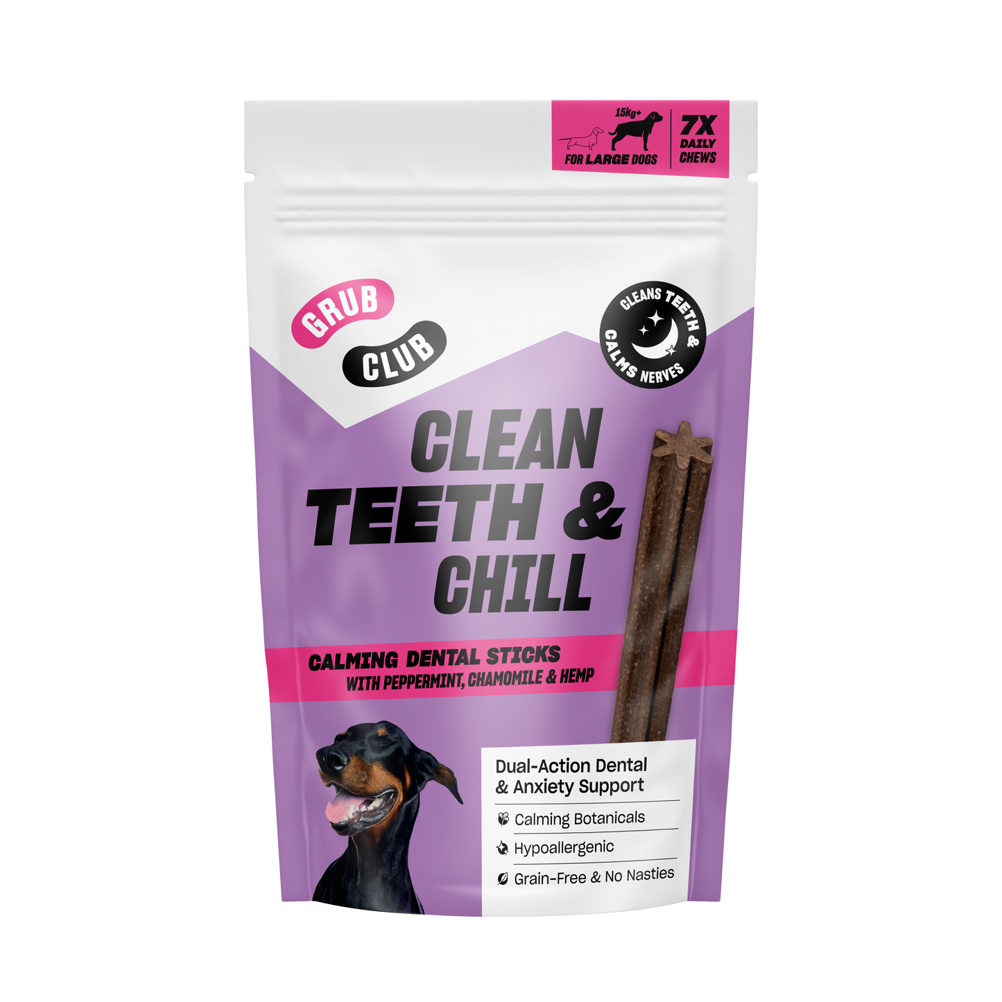 CLEAN TEETH & CHILL (LARGE) (Case of 10)
